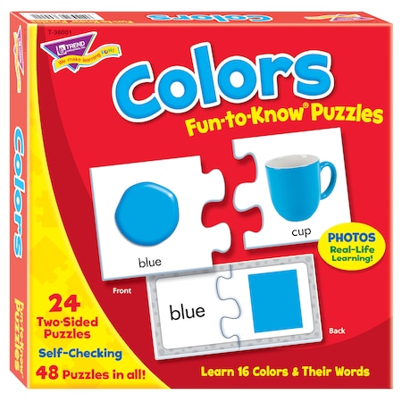 Trend Enterprises Colors Fun-to-Know Puzzles T36001